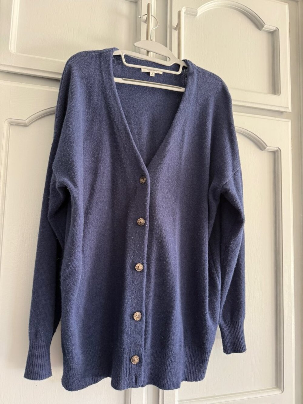 Madewell Navy Button Front Cardigan L